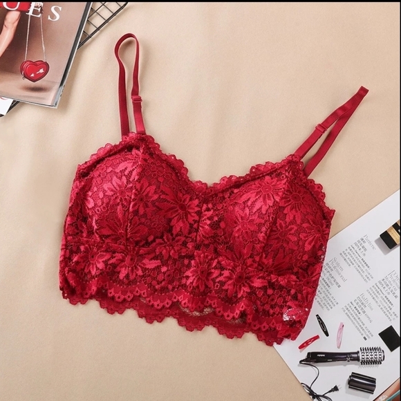 New!!! Push Up Wireless Lace Bra Top!!! - Picture 2 of 5